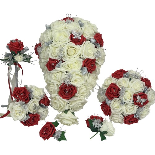 Wedding bouquets red - wedding,