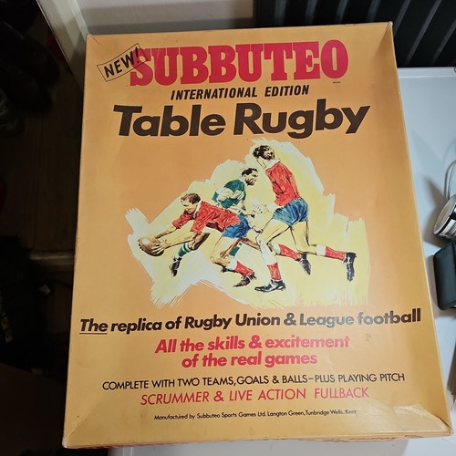 Vintage subbuteo table rugby - subbuteo,