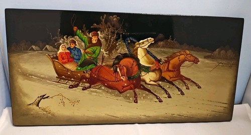 Vintage russian fedoskino - russian,