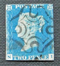 1840 two penny blue - 2d,