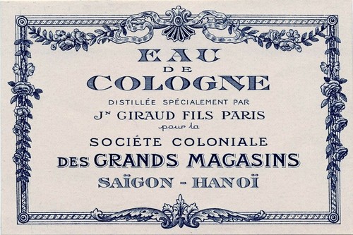 Eau cologne advert - cologne, vintage