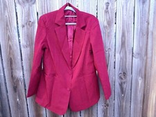 Women's Wine Red Suit Blazer