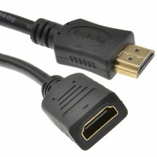 50cm HDMI EXTENSION Cable HD TV High Speed with Ethernet Male to Female 0.5m
