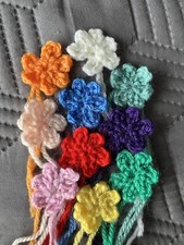 20 x Handmade Crochet Flowers
