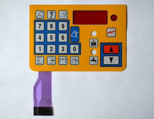 Milk meter keypad - meter, membrane
