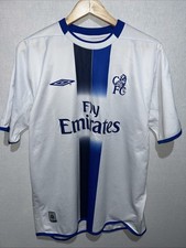 Chelsea 3rd Strip Football Shirt 2004/05 Umbro Emirates Size Large