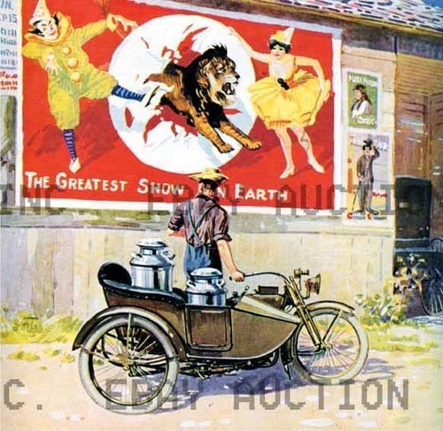 Harley davidson with sidecar - harley-davidson,