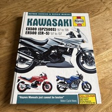 Kawasaki EX500 ER500 Haynes 2052 Manual GPZ500S 87 to 08 ER-5 97 to 07