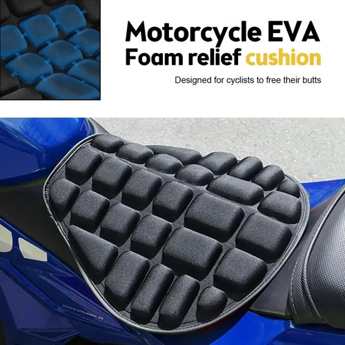 Motorcycle seat pad - 3d,