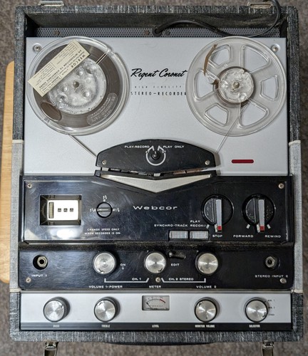 Vtg webcor ep2207 regent - webcor,