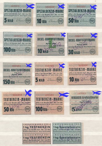 West germany 1951 diesel fuel - germany,