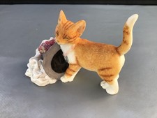 SHERRATT & SIMPSON 55583  KITTEN WITH WEDDING VEIL AND TOP HAT  