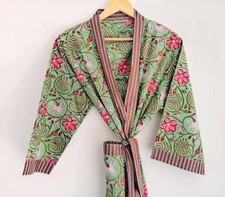 Cotton Kimono Robe Dressing