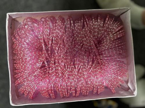 Ladies pink glitter - pink, jelly