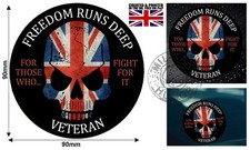Veteran Car Sticker, Freedom