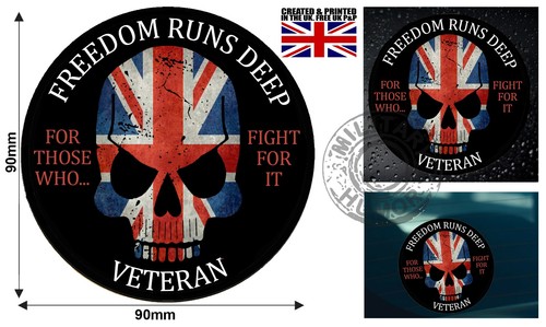 Veteran car sticker - sticker,, freedom