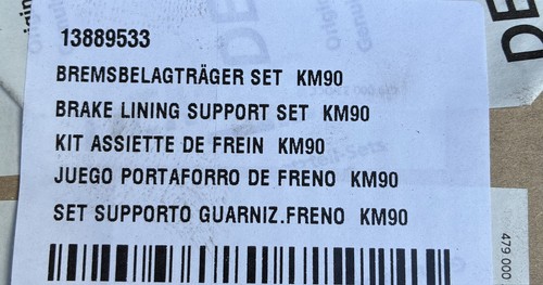Demag brake pad asbfr - pk, 2