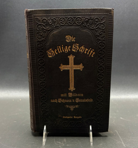 Vintage german bible die - bible,