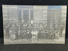 WW1 RPPC Postcard Devonshire Regiment Band Real Photo Military