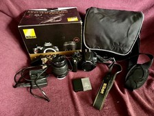 Nikon D5000 12.3MP Digital Camera with accessories