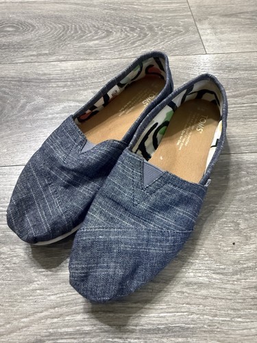 Toms blue slip - toms,