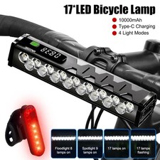 Powerful 17 LED Bike Light Bar