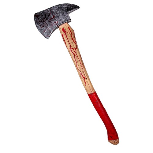 Bloody fire axe - fire, foam