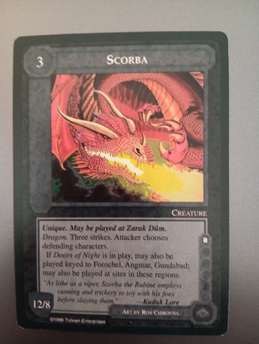 Scorba meccg middle earth - scorba,
