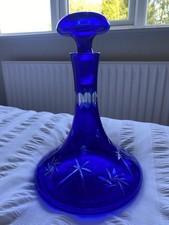 Vintage Bohemian Crystal Cut