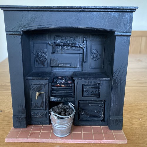 Dolls house built kitchen - in,