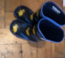 Jojo Maman Bébé Welly Boots - Infant Size 7- VGC - Free Postage- Dinosaurs ? ?