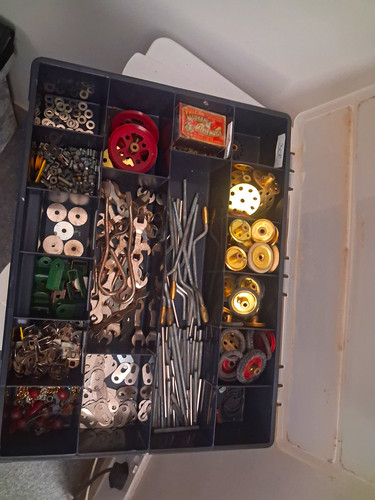 Meccano metal bulk - bulk, parts