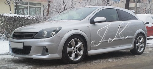 Side skirts for vauxhall opel - side,