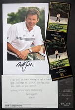 Nick Faldo Signed Photo &