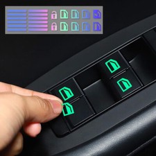 Multicolour Glowing Car Button