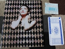 MADONNA ‘Girlie Show’ 1993 Tour Programme + Used TICKET Stub & Wembley Seat Plan