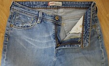 Levi's 627 Jeans Denim Straight Fit Zip Fly Blue W30 L30