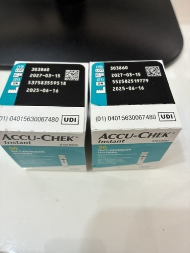 Accu chek blood glucose - blood, 100