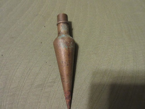 Vintage brass plumb with - plumb,