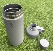 Ocean Bottle original  Reusable Water Bottle Ocean grey/orange. 1 litre.  