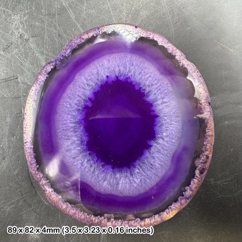 Agate slice crystal - agate,