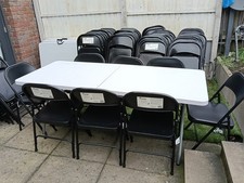 CHAIRS & TABLES FOR HIRE FOR
