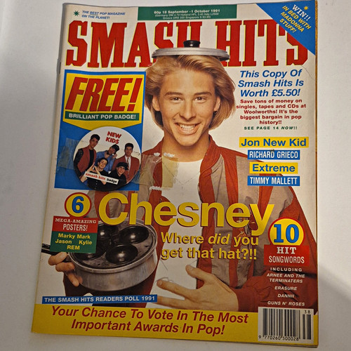 Smash hits magazine issue - hits,