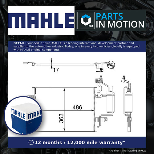 Air con condenser fits - air,
