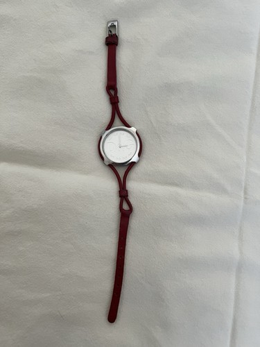 Ladies dress watch red - watch,