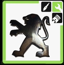PEUGEOT 5008 CHROME LION LOGO