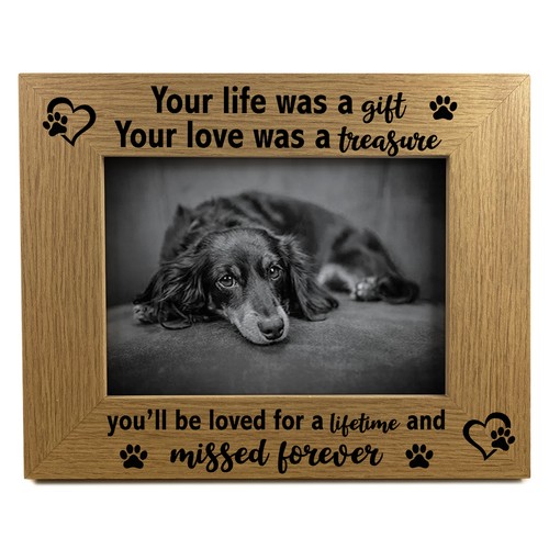 Pet memorial photo frame - pet, your
