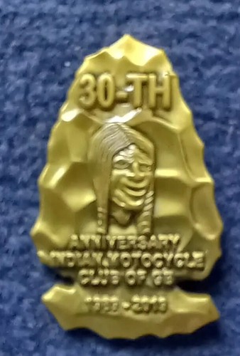Indian metal motorcycle badge - metal,