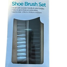 2-Piece Horsehair Shoe Brush