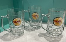 3 x Skol Lager Pint Tankard